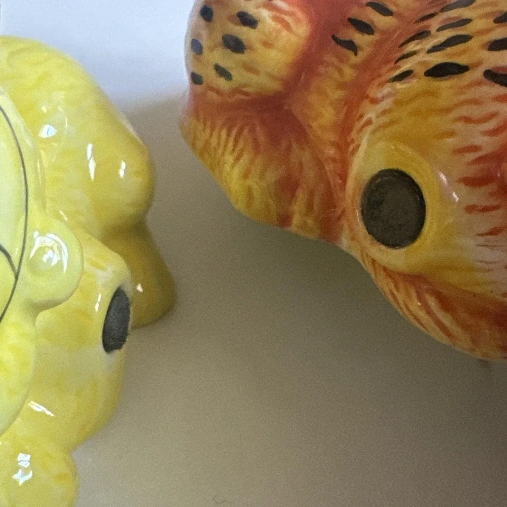 Vintage Garfield & Odie Best Pals Salt & Pepper Shakers Ceramic Magnets RARE